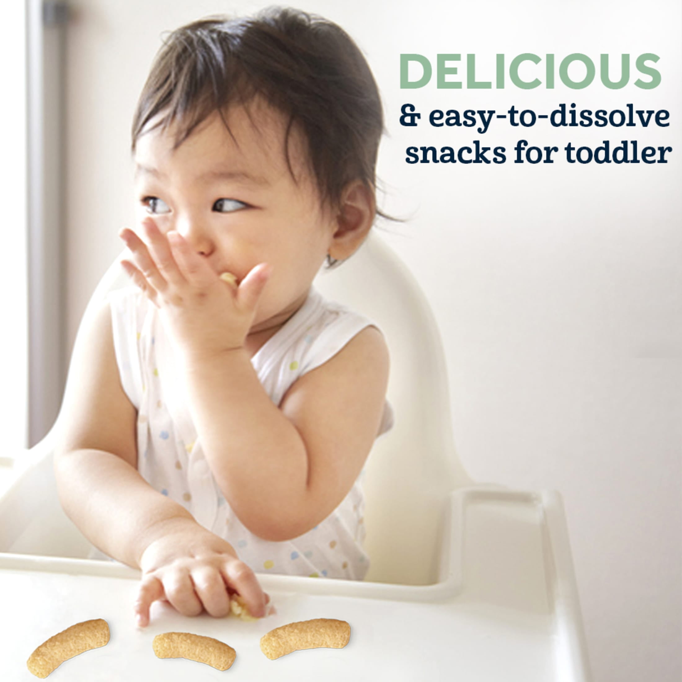 (6 pack) Gerber 2nd Foods Organic for Toddler, Lil' Crunchies, White Cheddar Broccoli, 1.59 oz Canister
