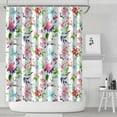 thumbnail image 2 of Waterproof Pioneer Shower Curtain 84x72 Inch Polyester Unique Colorful Floral Shower Curtain for Bathroom Hotel Home Decor with 12 Plastic Hooks, 2 of 5