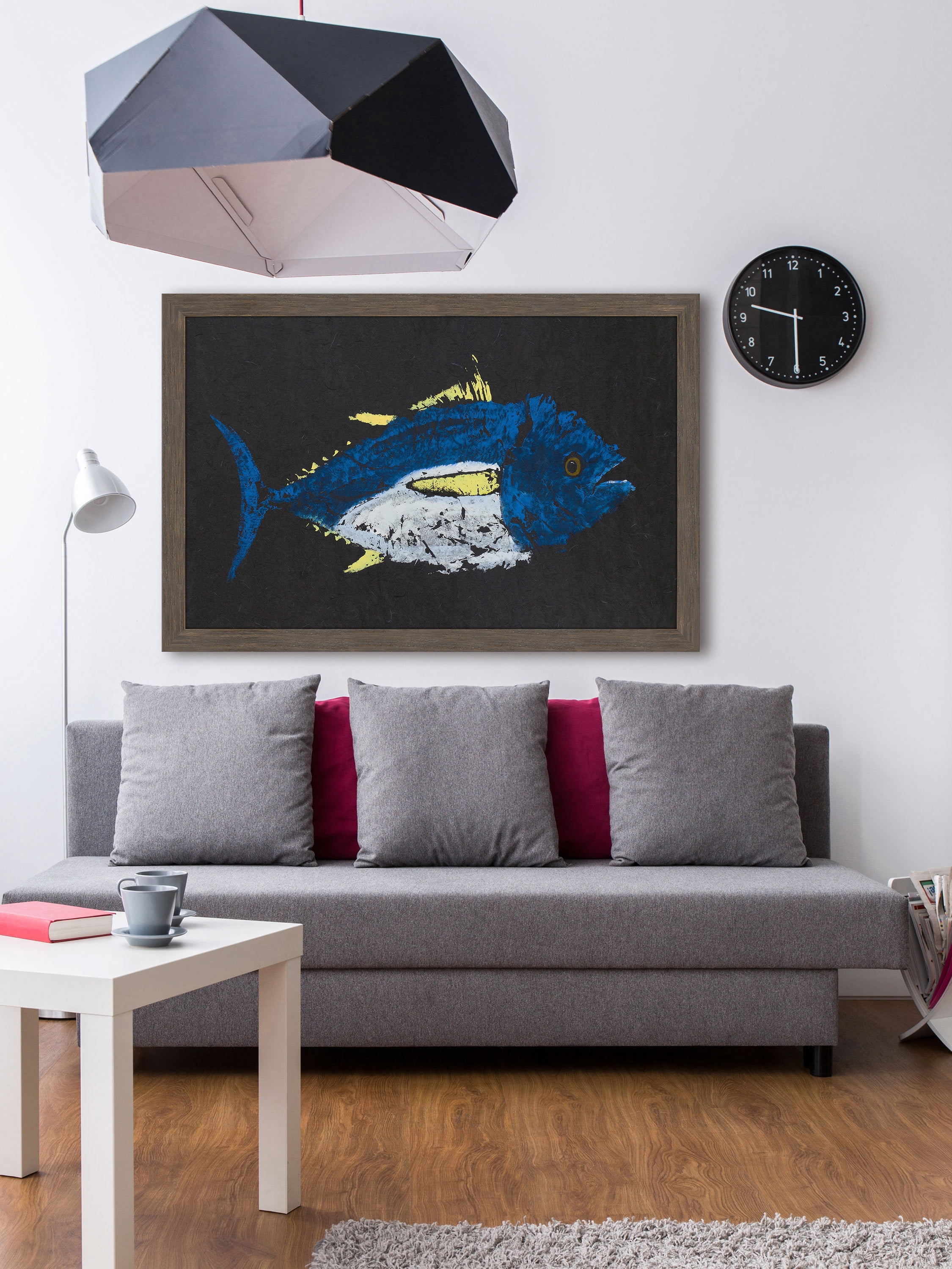 "Yellowfin Tuna" Framed Painting Print