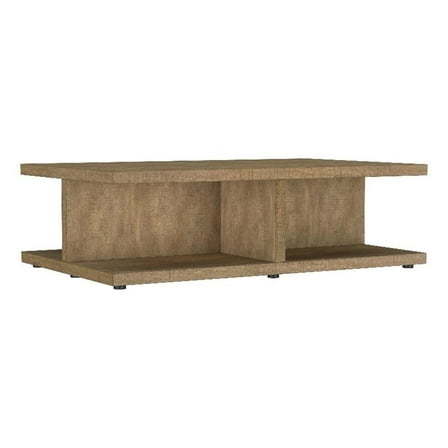 Cortona Square Engineered Wood Cocktail Coffee Table Mango