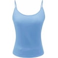 thumbnail image 4 of Camisole Tank Tops for Women Sexy Cami Strappy Sleeveless Tank Tops Crewneck Slim Stretch Going Out Tops Aesthetic Streetwear, 4 of 5