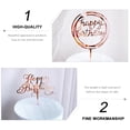thumbnail image 6 of 6 PCS Cake Insert Paper Cups Birthday Decoration Toppers for Cakes Decorative Pick Happy Cupcake Delicate Card Acrylic, 6 of 6
