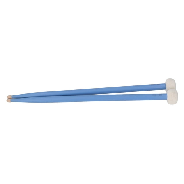 Ensemble de Maillet de Tambour, Accessoires de Maillets de Tambours Portatifs Poignée en Érable pour Performance Bleu