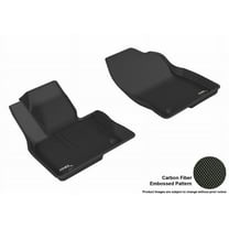 3D MAXpider 2016-2023 Fits Mazda Cx-9 Kagu 1st Row Black Carbon Fiber Embossed Pattern Floor Mat L1MZ05711509