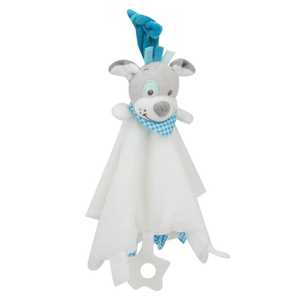 Manta de seguridad de felpa, manta de seguridad para bebé, mordedor, toalla de peluche para bebé, juguete mordedor para niños pequeños, probado profesionalmente