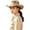 Khaki, variant on AJGRHE Western Cowboy Hat for Women and Men, Wide Brim Shapeable Summer Beach Sun Hat, Lightweight Cowgirl Hats for Outdoor Festival BG1 One Size