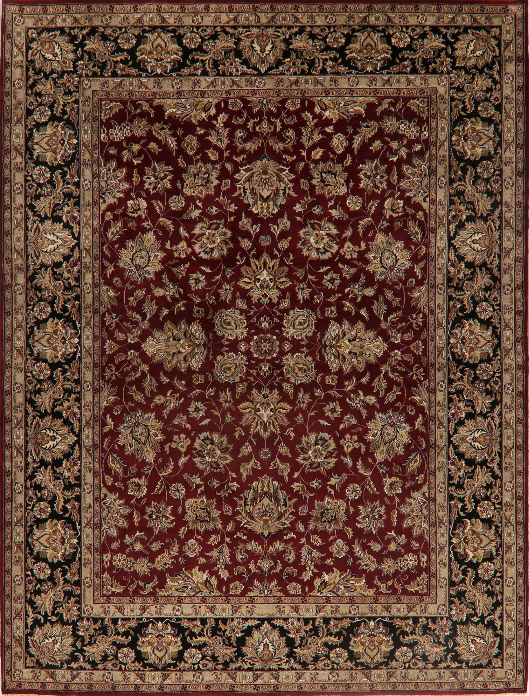 Red Agra Oriental Traditional Carpet 9x12 HandKnotted Area Rug