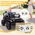 thumbnail image 5 of Okybaby 24V Kids Ride On Truck Car with Remote Control,Four-wheel Suspension, Max Speed 3.11MPH, Electric Kids Ride On Toy Car with Dual Motor,LED Light,USB,Bluetooth,MP3 for Kids of 2-5,Black, 5 of 8