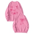 thumbnail image 3 of Chandail à Capuche Tendance pour Femmes, Imprimé Lettre, Col Rond, Automne & Hiver, Léger, Veste à Capuche Zippée, Veste Active, 3 of 3