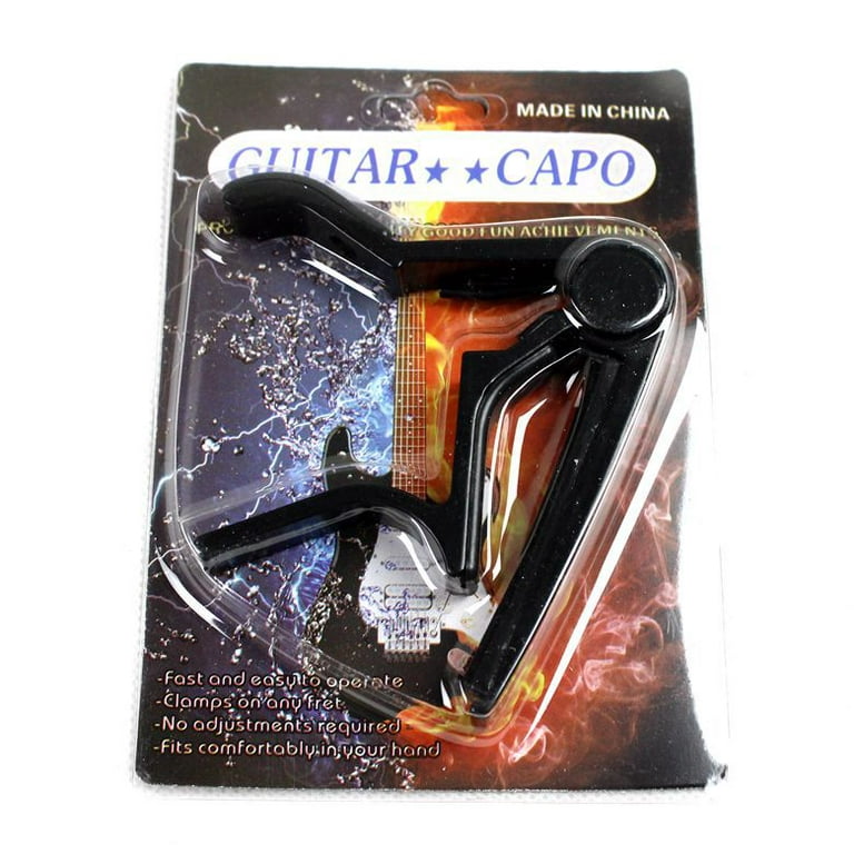 Guitar Capo Quick Change Clamp Key Acoustic Classic Guitar Capo for Tone Adjusting,Silver