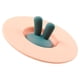 thumbnail image 1 of Wosthever Bonita forma de oreja de conejo adornada tapa de taza para beber de silicona con soporte para cuchara a prueba de polvo forma redonda Teteras Rosado, 1 of 6