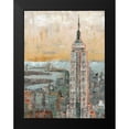 thumbnail image 2 of Cusson, Marie Elaine 12x14 Black Modern Framed Museum Art Print Titled - Empire State Building Abstract, 2 of 5