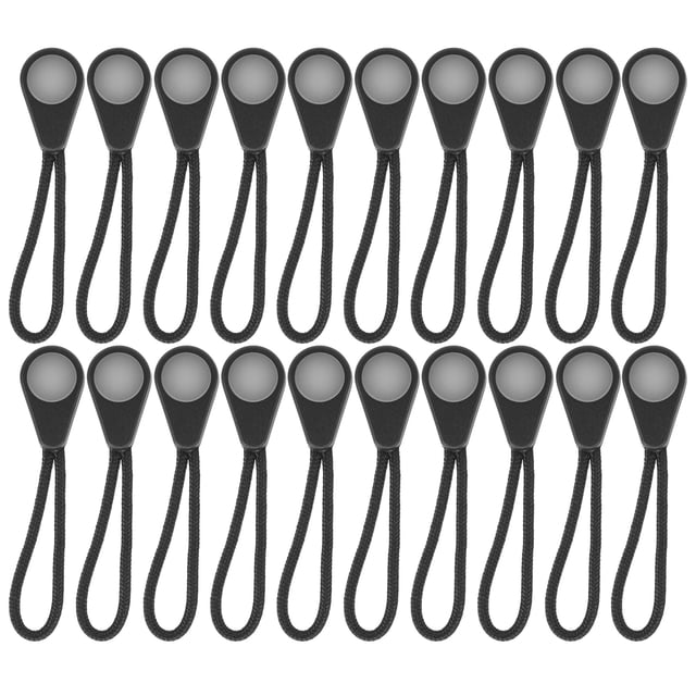 Zipper Pull Ends, Practical And Convenient Anti-Lost Zipper Rope Ends Luminous Zipper Pulls For Outdoor Mountaineering/Camping
