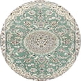 thumbnail image 1 of Ahgly Company Machine Washable Indoor Round Traditional Camouflage Green Area Rugs, 4' Round, 1 of 7