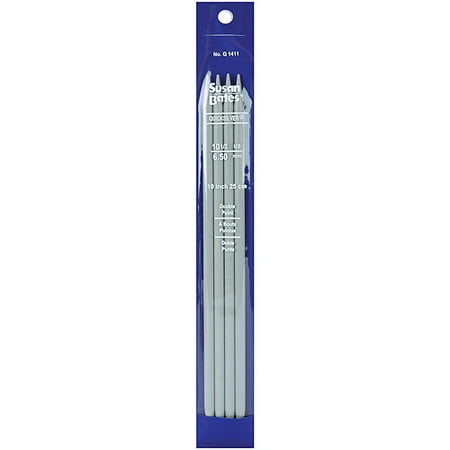 Quicksilver Double Point Knitting Needles, 10", 4-Pack, Size 10.5
