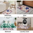 thumbnail image 5 of 4th of July Kitchen Mats Independence Day Patriotic Kitchen Rugs for Floor Non Slip Freedom Home Decor 2 Piece Set, 5 of 6