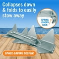 thumbnail image 2 of Better Boat 26lb Galvanized Steel Box Anchor for Boats Small and Large Folding Anchor Prevents Anchor Slide, 2 of 6