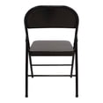 thumbnail image 2 of Silla Plegable Mainstays 78 x 46 x 50 cm de Metal Negro, 2 of 4