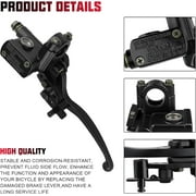 7/8 Left Handlebar Hydraulic Brake Master Cylinder Lever Pump for GY6 22mm 50cc 70cc 90cc 110cc 125cc 150c 200cc 250cc Taotao Kazuma Roketa Sunl ATV Pit Bike Dirt Bike Quad Moped Scooter