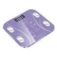 thumbnail image 1 of Wosthever Báscula de IMC corporal Básculas de peso humano digitales Pantalla LCD de piso Índice de cuerpo Básculas de pesaje inteligentes electrónicas Juegos de accesorios de baño violeta Wosthever HA0501-03B, 1 of 5