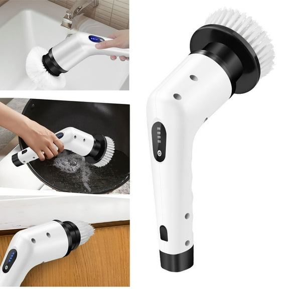 Dayplus Electric Spin Scrubber with 3 Cleaning Heads. Cordless USB Rechargeable