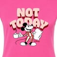 thumbnail image 3 of Disney - Mickey & Friends - Staying in for the Day - Not Today - Juniors Fitted Graphic T-Shirt, 3 of 5