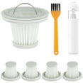 thumbnail image 2 of AMERTEER 5Pcs Vacuum Cleaners Filter Compatible with Handy Vacuum Cleaner HEPA Filter with Brush Mini Wireless Vacuum Cleaner Accessories Washable Filters Fine Dust Filter for Home Car Va, 2 of 10