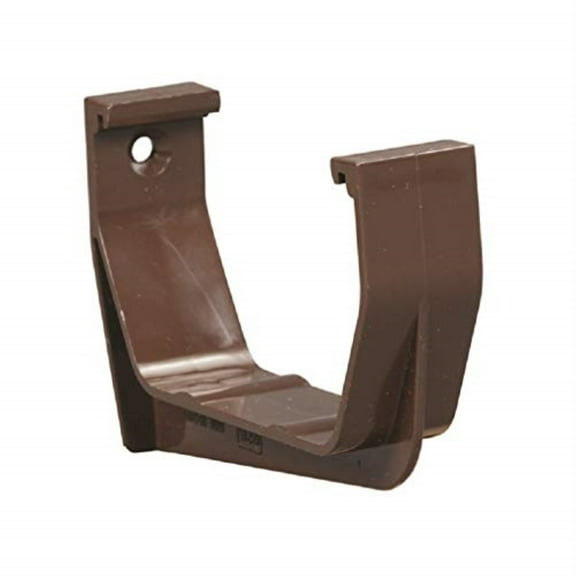 Amerimax T1519 Exterior Gutter Hook, Contemporary, Vinyl, Brown, 5-In. - Quantity 50