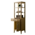 thumbnail image 5 of Vanity Art 21" Freestanding Linen Cabinet with Soft Close Door and Drawer, 5 of 14