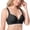 Black, variant on Women's Wireless Seamless T-Shirt Bra No Underwire Full Coverage,Push Up Jelly Support Scalloped V-Neck Bralette,Soft Breathable Underarm Smoothing Comfort Bra for Everyday Wear Pink A