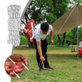 thumbnail image 1 of Feltree Outdoor Windproof Rope Tent Rope Reflective Rope Rope Fixed Tied Rope Camp Adjustment Rope Thickened and Lengthened with Adjustment Buckle 5 Meters, 1 of 8