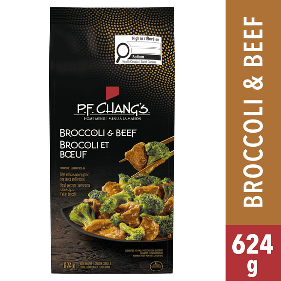 Brocoli et bœuf P.F. Chang’s MENU À LA MAISONMC - Surgelé et prêt en quelques minutes - Sans colorants, arômes, ni agents de conservation artificiels - Des saveurs inspirées de celles des restaurants POELE BOEF BROCO