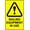 Warning Sign 3, variant on NO Vehicles Beyond This Point Workplace Metal Tin Sign - 8"x12", Industrial Decor for Work Sites, Warehouses
