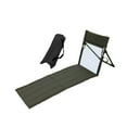 thumbnail image 1 of koolsoo Chaise de Sol avec Soutien Dorsal Siège de Sol Chaise Longue pour Voyage Pique-Nique Randonnée Noir, 1 of 9