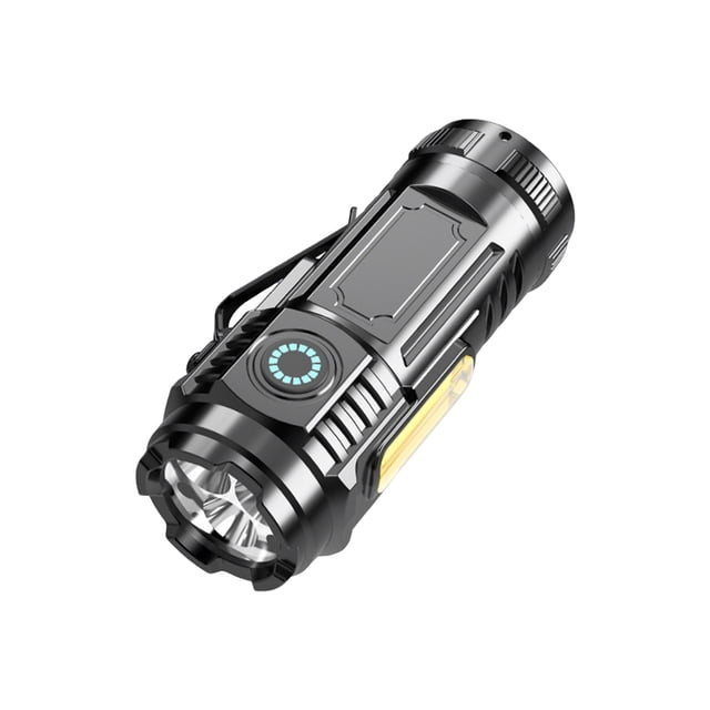 TIELUTT Flashlight Super Bright Mini Three Eyed ABS Flashlight Hat Super Bright Flashlights Rechargeable Strip Headlight for Head Camping Flashlights Children Work Light Rechargeable Backpack Wild Ri