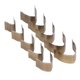 thumbnail image 3 of Molde para cuchillo de cuero, 10 piezas, para correa de reloj, herramienta de punzón para cinturón de cuero, hecha a mano, con cola de espada., 3 of 14
