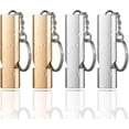 thumbnail image 1 of 4 Pcs Survival Whistle, Double Tubes Aluminum Emergency Whistle, Emergency Signaling Whistles for Camping Lifeguard Exploration, 1 of 5