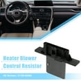 thumbnail image 2 of Calentador de resistencia del motor del ventilador HVAC para Nissan Sentra - Paquete de 1 negro beige, 2 of 7
