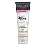 John Frieda Ultra Filler+ Thickening Conditioner for Fine & Thin Hair, Reduce Hair Loss Due to Breakage with Biotin, Hyaluronic Acid, 250 mL