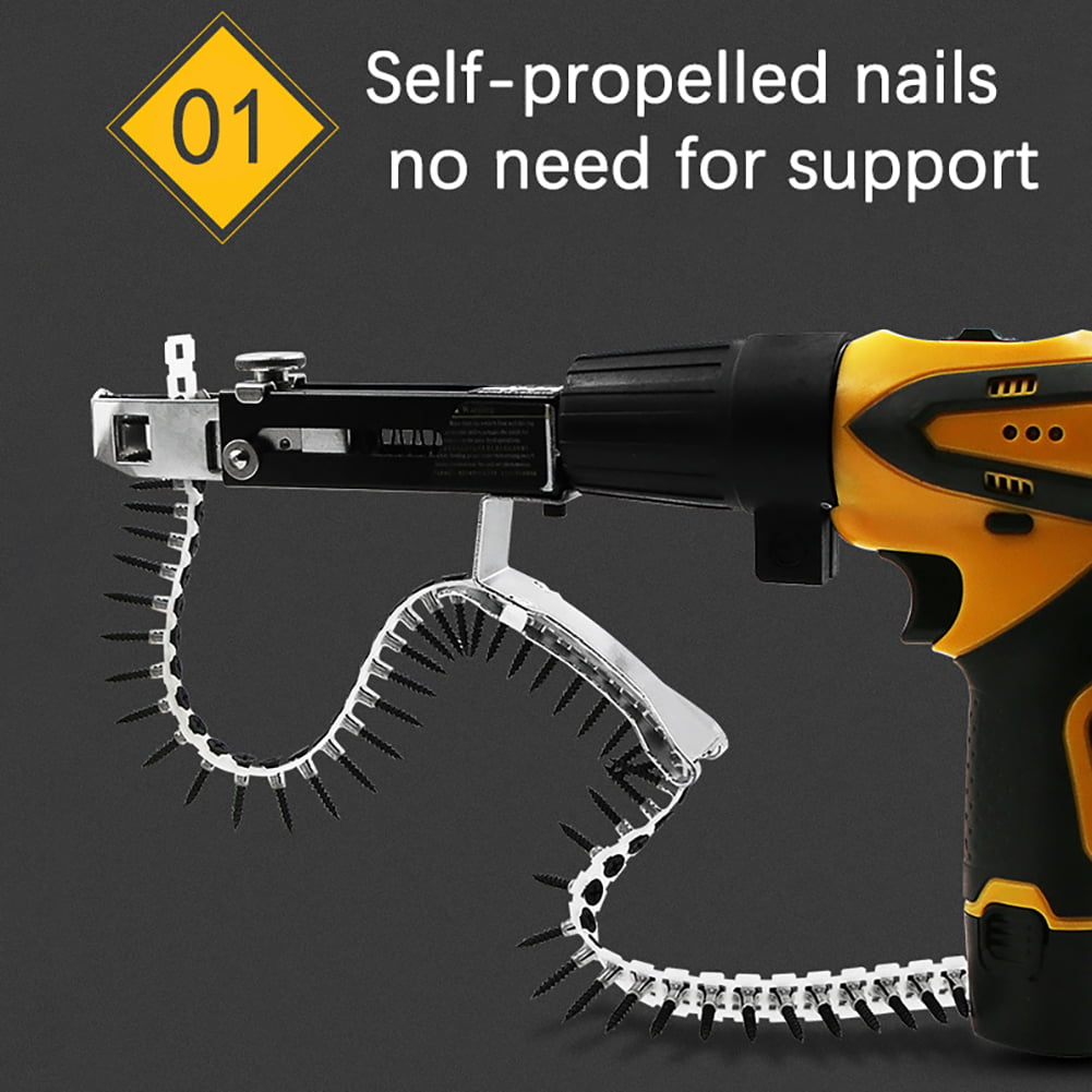 Adapter Gun Screw Electric Nail Drill Chain Nailer Attachment Woodworking SK 