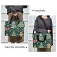 thumbnail image 6 of FORMRS 16" Laptop Bag Carrying Sleeve Case with Handle Travel Shoulder Briefcase, Red Christmas Gingerbread, 6 of 8