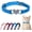 Blue, variant on Miaocao 2 Pack Diamond Cat Collar with Bells and Safety Belt, Adjustable Soft Velvet Kitten Collar with Bling Heart Jewelry, Cute Purple & Pink Cat Collars for Girls & Boys(Neck Girth 8"-10")