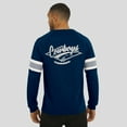 thumbnail image 5 of Men's Darius Rucker Collection by Fanatics Navy Dallas Cowboys Waffle-Knit Raglan Long Sleeve Henley T-Shirt, 5 of 6