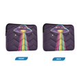 thumbnail image 7 of FORMRS 15"-15.6" Laptop Sleeve Protective Case Soft Carrying Quilted Computer Bag Cover, Colorful UFO, 7 of 7