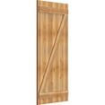 thumbnail image 2 of 26 7/8"W x 61"H TimberCraft Five 5 3/8" Boards Joined Board-n-Batten Shutters w/Z-Bar, Rough Sawn Western Red Cedar (Per Pair), 2 of 13