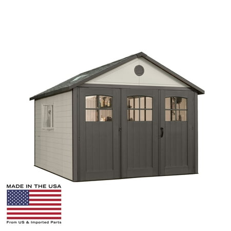 UPC 081483003641 product image for Lifetime 11 x 18.5 ft. Outdoor Storage Shed with Tri Fold Doors | upcitemdb.com