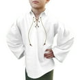 thumbnail image 5 of Big Kid Halloween Outfit Boys Undershirts Size 5 Youth Short Large Pack Boys Undershirts Size 6 Sleeveless Athletic Shirt A Shirts Top Shirts Small Shirt Big Boy Top Toddler Toddler White 12-14 Years, 5 of 9