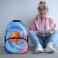 thumbnail image 2 of Aplkyhs School Backpack for Students Age 6-18 Ergonomic Padded Adjustable Shoulder Straps Large Capacity Water Resistant Bookbag for Elementary Middle High School Daily Use Cartoon Surprised Turtle, 2 of 7
