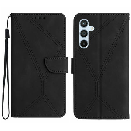 Stitching Embossed Leather Phone Case For Samsung Galaxy M54 5G