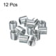 thumbnail image 3 of Rosca Reducción Tuercas Inserto M10 x 1mm Macho a M8 x 1mm Hembra Adaptadores 10mm Largo Tubo Montaje Conversión Manguito Reductor, Paquete de 12, 3 of 5